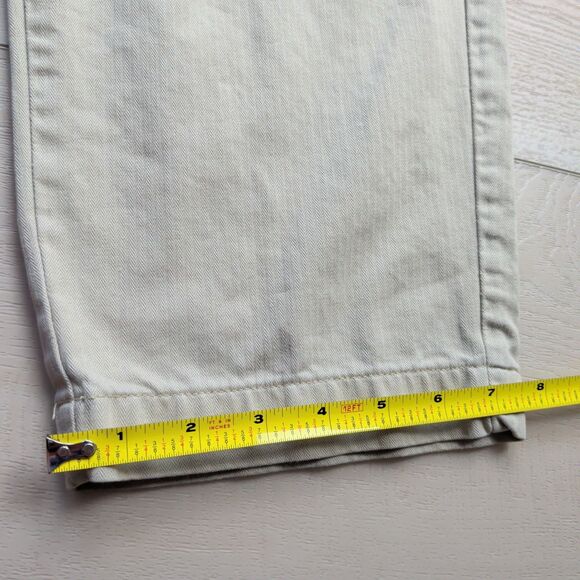 Vintage Polo Ralph Lauren Chino Pants Mens 30X31 Flat Front Beige Made in USA - Picture 10 of 11